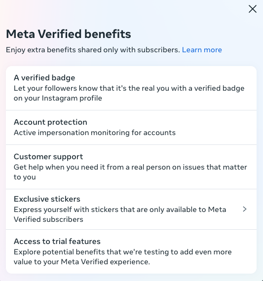 buy meta verified account